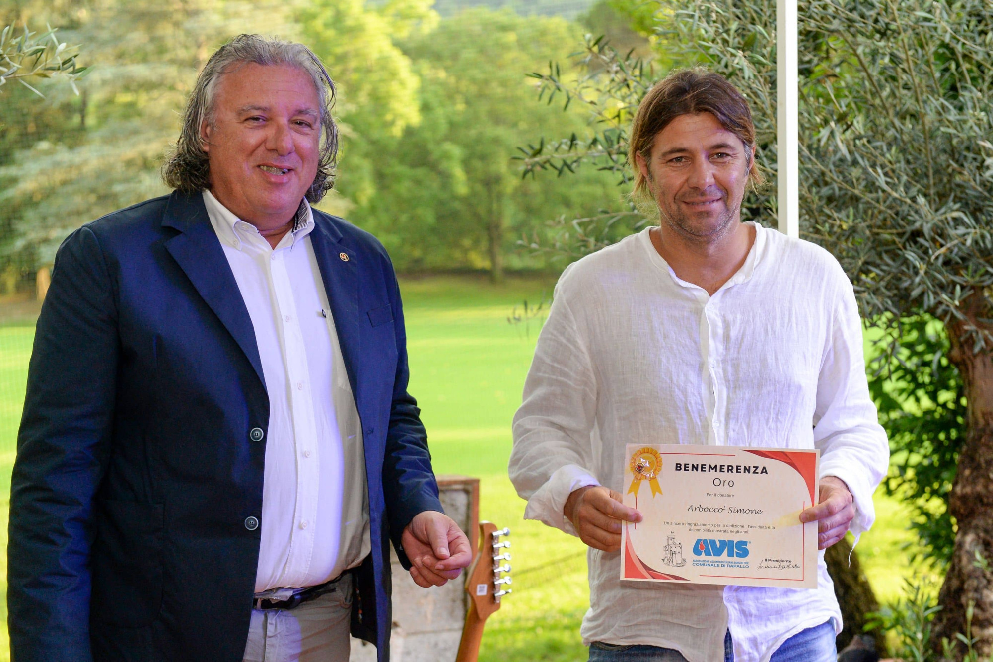 Avis Comunale di Rapallo - Le benemerenze, i riconoscimenti per la vostre donazioni