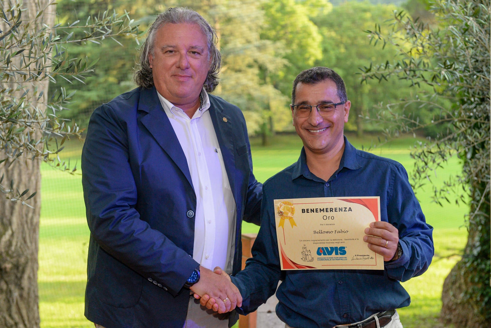 Avis Comunale di Rapallo - Le benemerenze, i riconoscimenti per la vostre donazioni