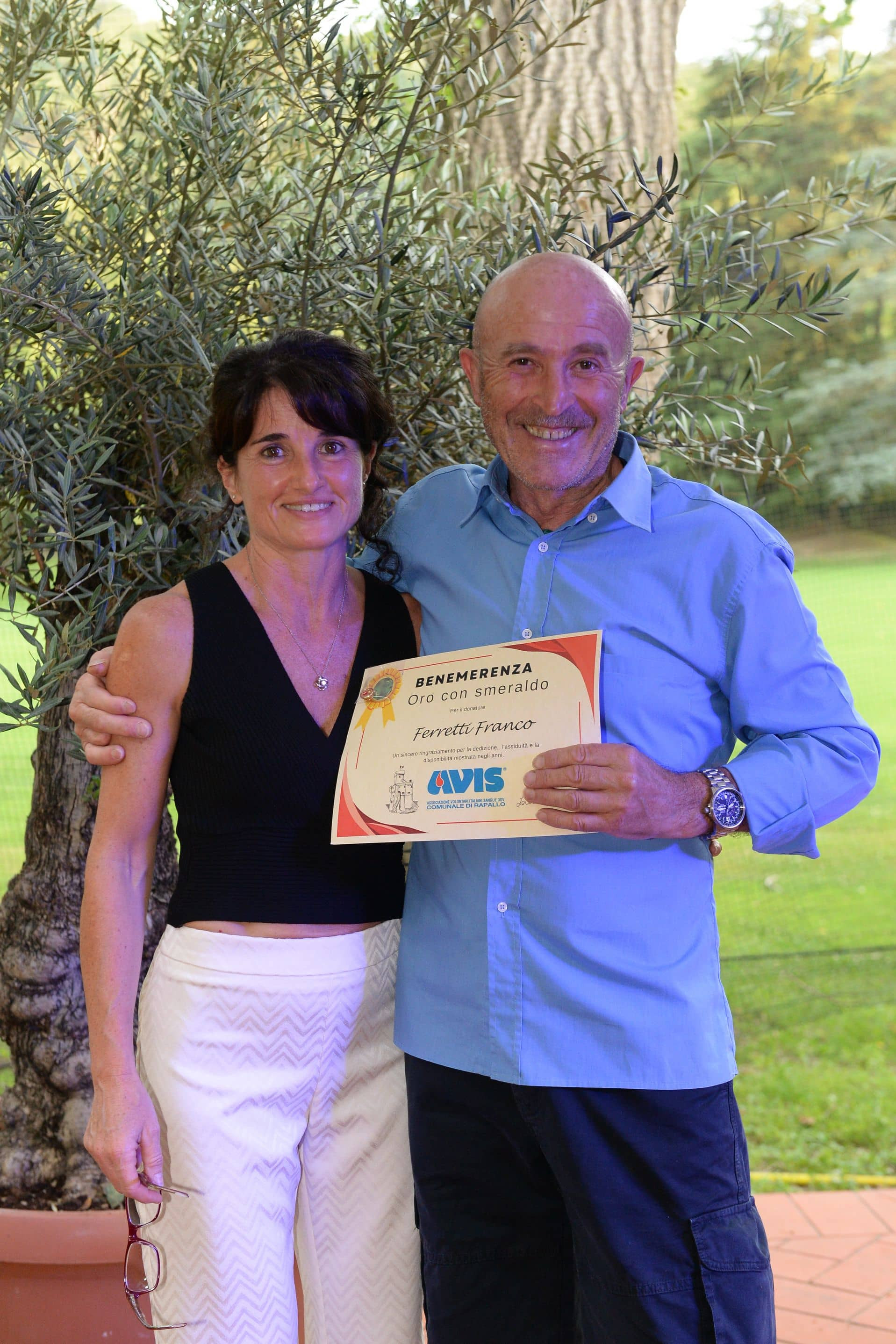 Avis Comunale di Rapallo - Le benemerenze, i riconoscimenti per la vostre donazioni