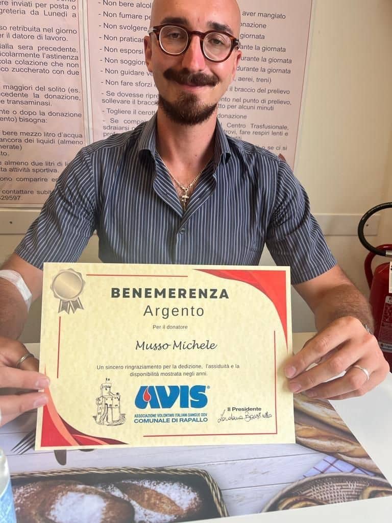 Avis Comunale di Rapallo - Le benemerenze, i riconoscimenti per la vostre donazioni