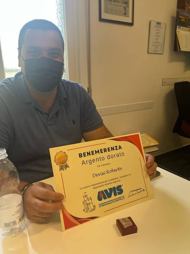 Avis Comunale di Rapallo - Le benemerenze, i riconoscimenti per la vostre donazioni