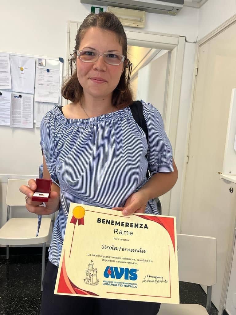 Avis Comunale di Rapallo - Le benemerenze, i riconoscimenti per la vostre donazioni