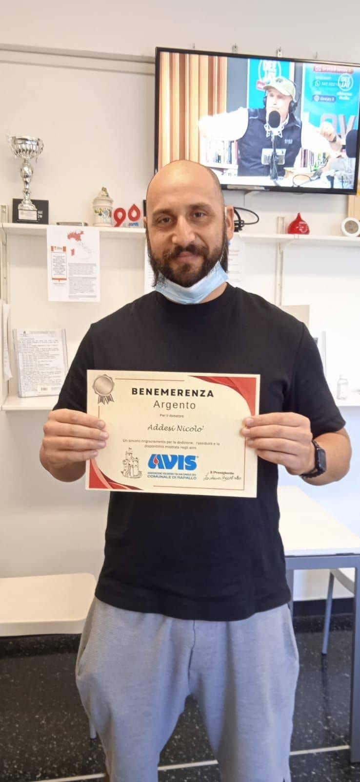 Avis Comunale di Rapallo - Le benemerenze, i riconoscimenti per la vostre donazioni