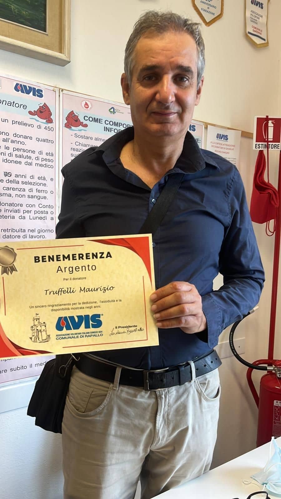 Avis Comunale di Rapallo - Le benemerenze, i riconoscimenti per la vostre donazioni