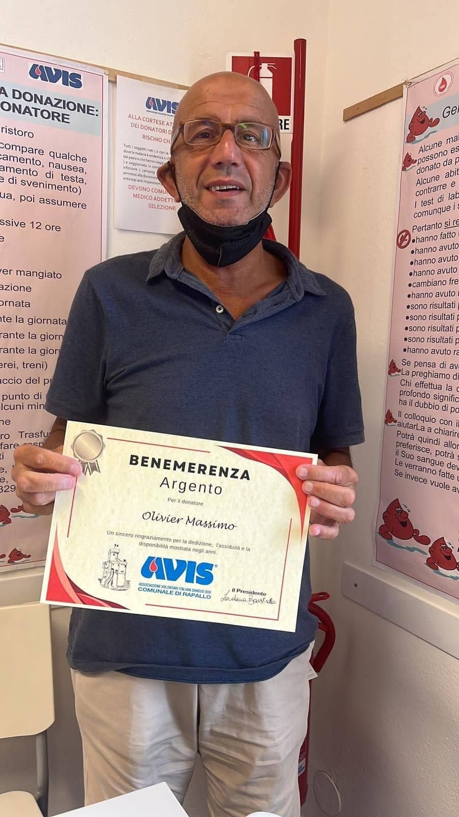 Avis Comunale di Rapallo - Le benemerenze, i riconoscimenti per la vostre donazioni