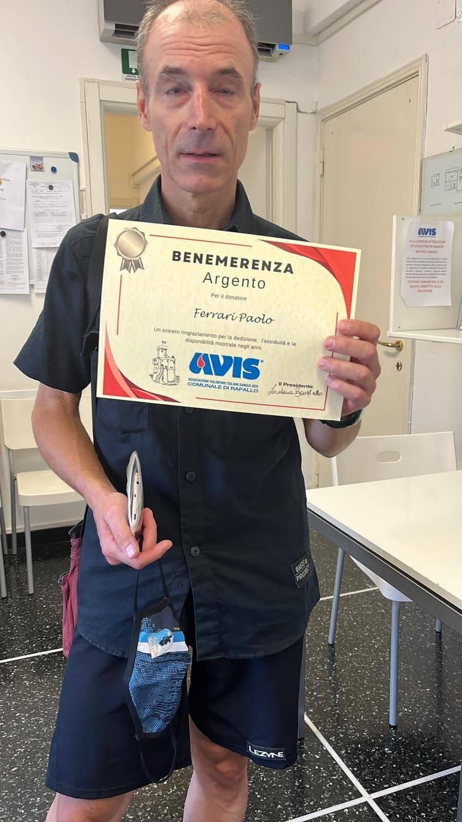 Avis Comunale di Rapallo - Le benemerenze, i riconoscimenti per la vostre donazioni