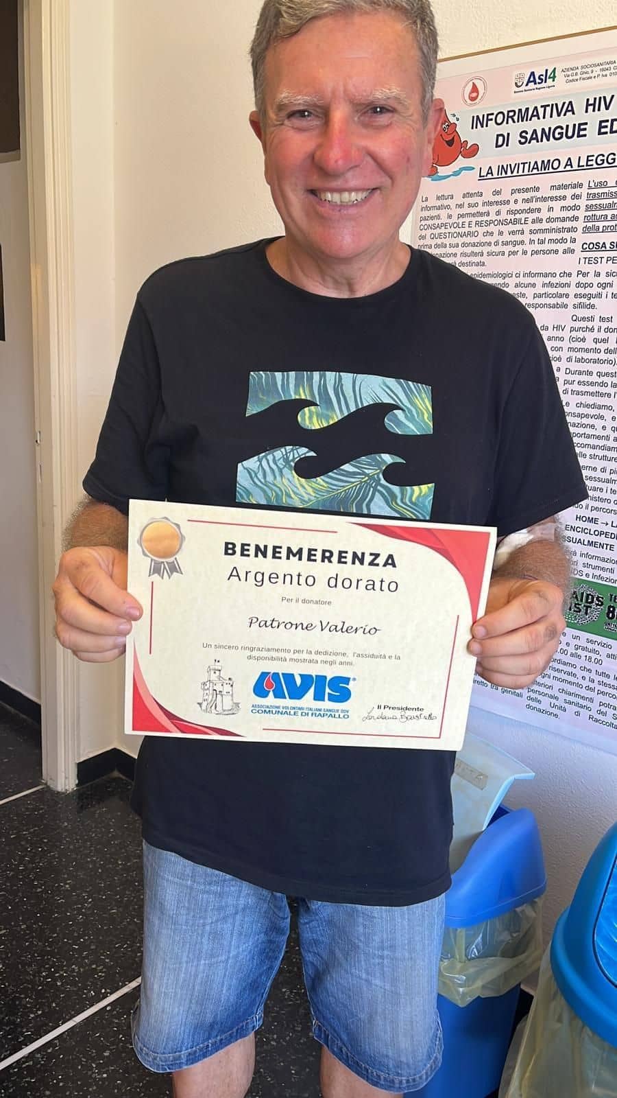 Avis Comunale di Rapallo - Le benemerenze, i riconoscimenti per la vostre donazioni