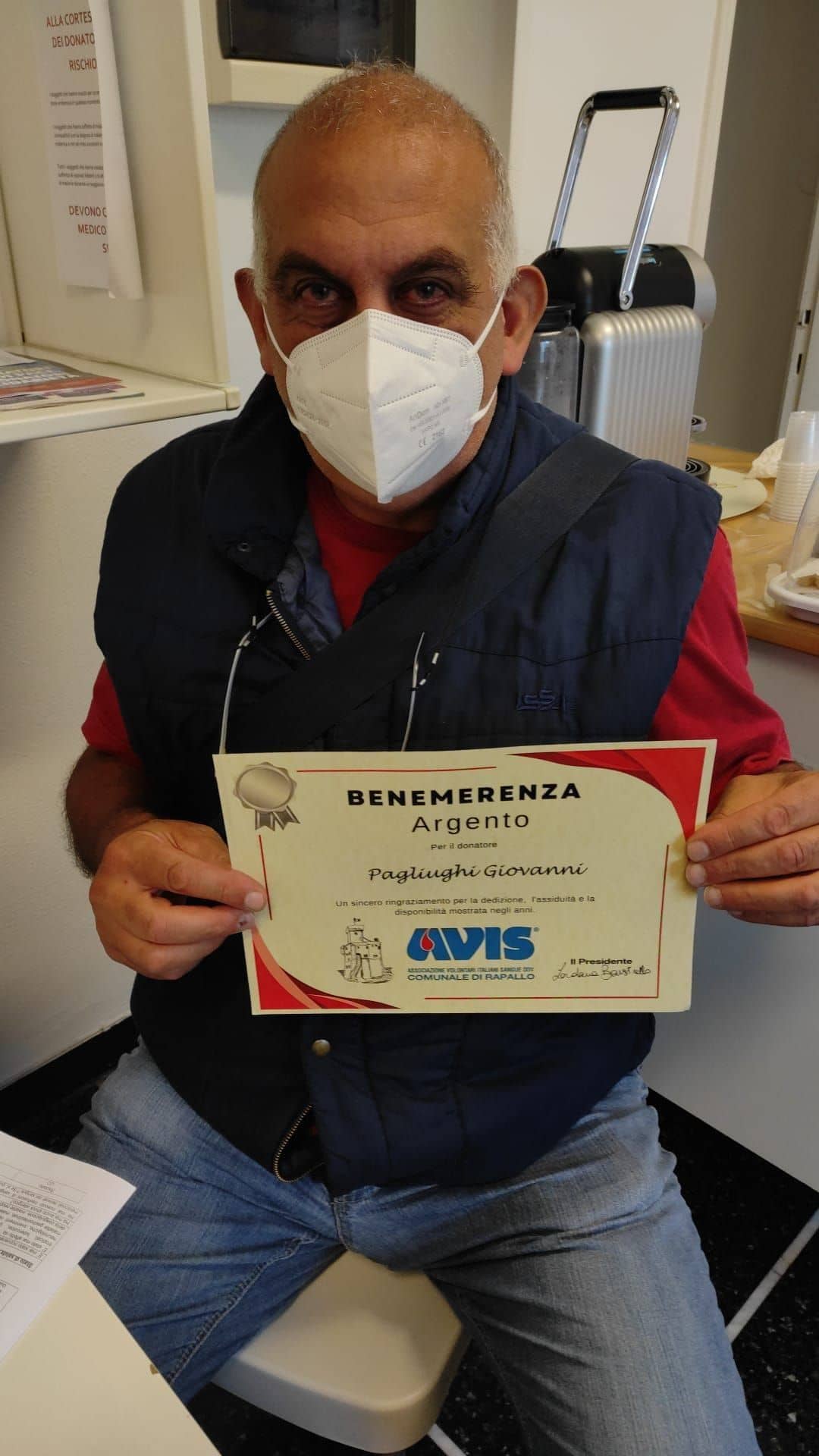 Avis Comunale di Rapallo - Le benemerenze, i riconoscimenti per la vostre donazioni