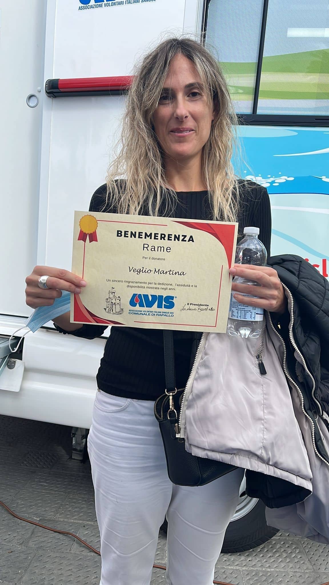 Avis Comunale di Rapallo - Le benemerenze, i riconoscimenti per la vostre donazioni