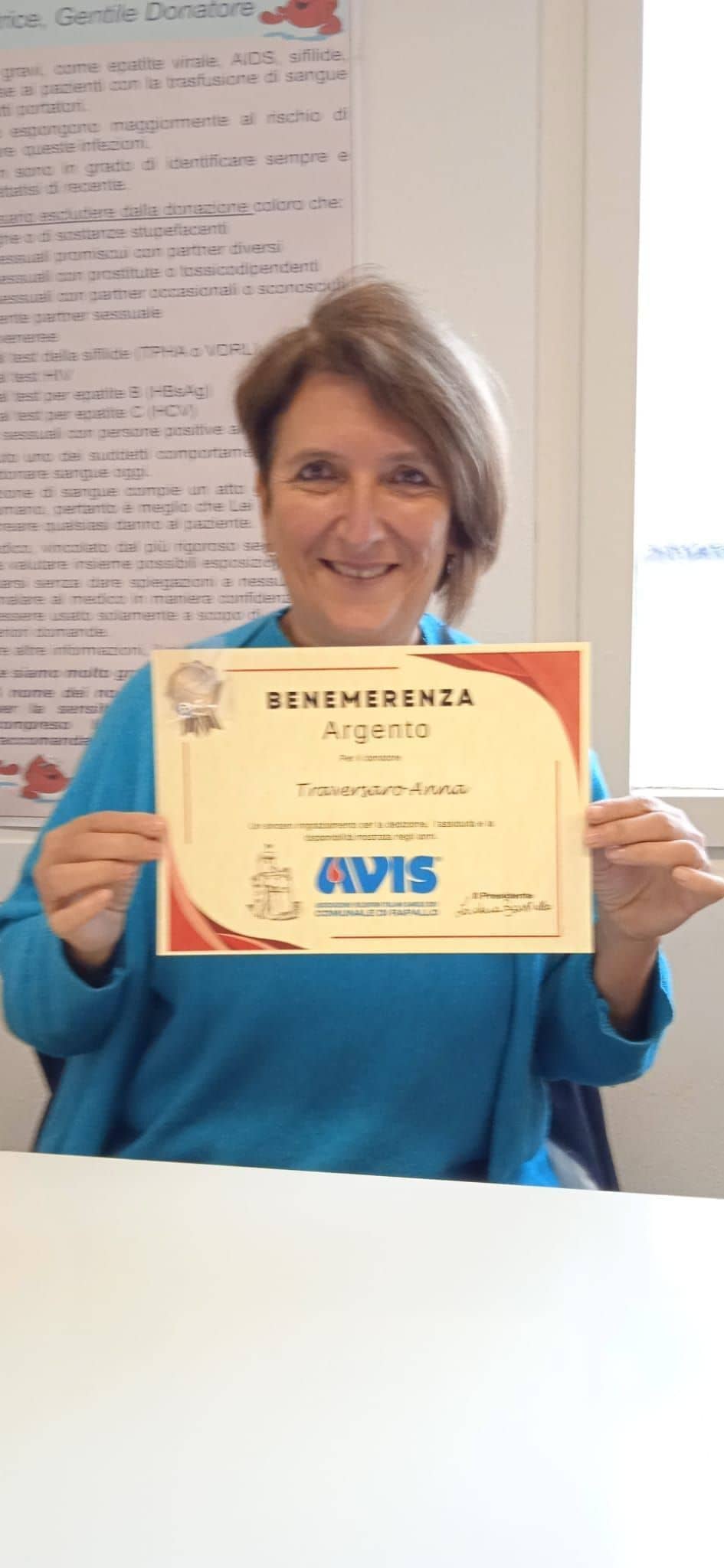 Avis Comunale di Rapallo - Le benemerenze, i riconoscimenti per la vostre donazioni