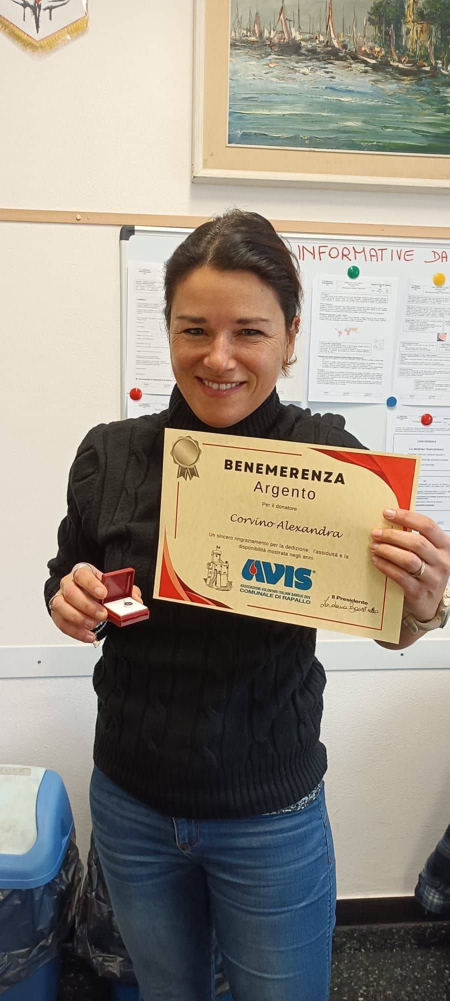 Avis Comunale di Rapallo - Le benemerenze, i riconoscimenti per la vostre donazioni