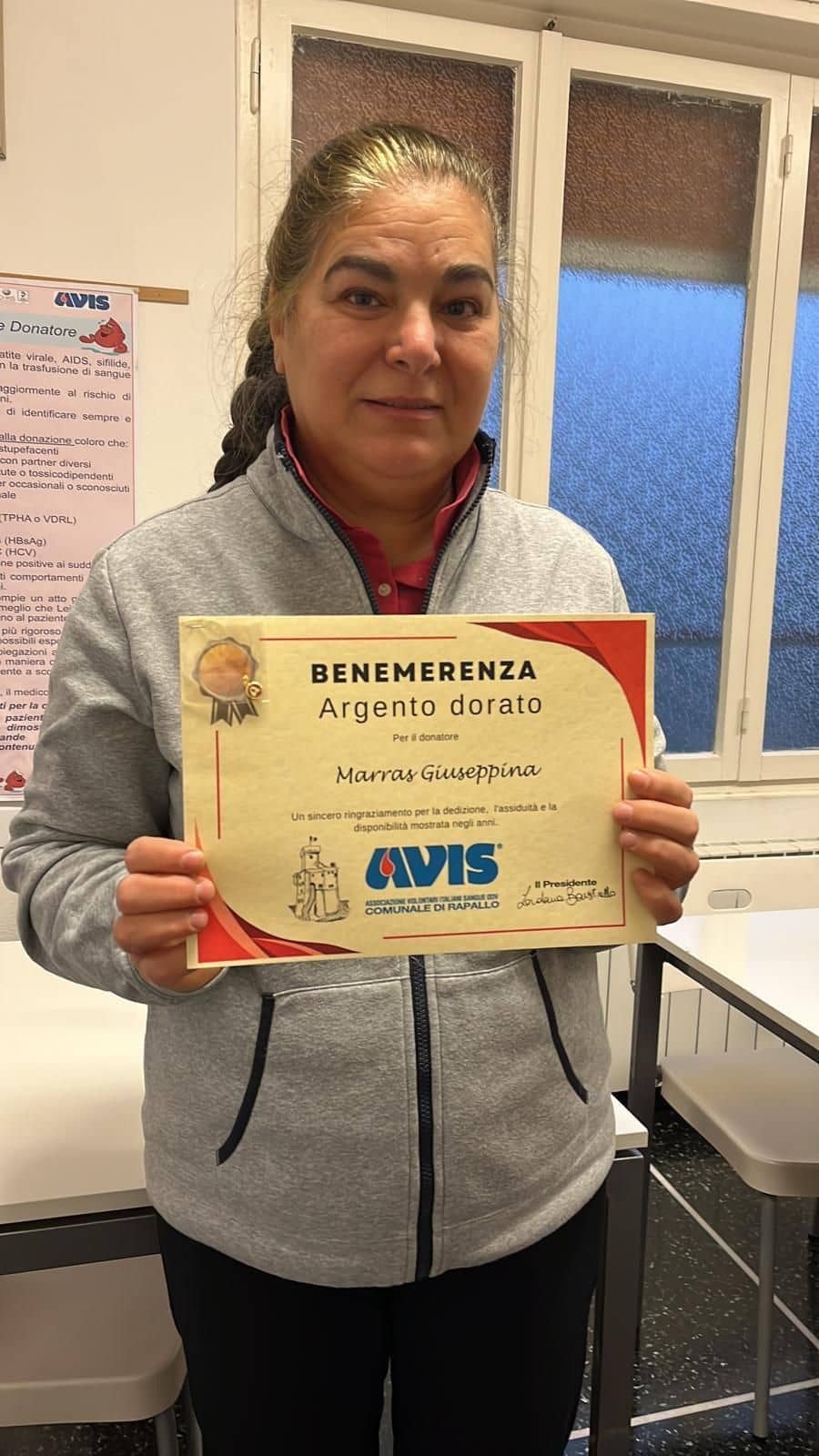 Avis Comunale di Rapallo - Le benemerenze, i riconoscimenti per la vostre donazioni