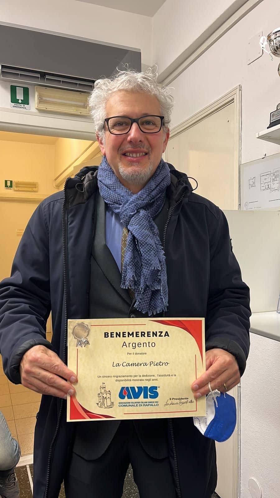 Avis Comunale di Rapallo - Le benemerenze, i riconoscimenti per la vostre donazioni