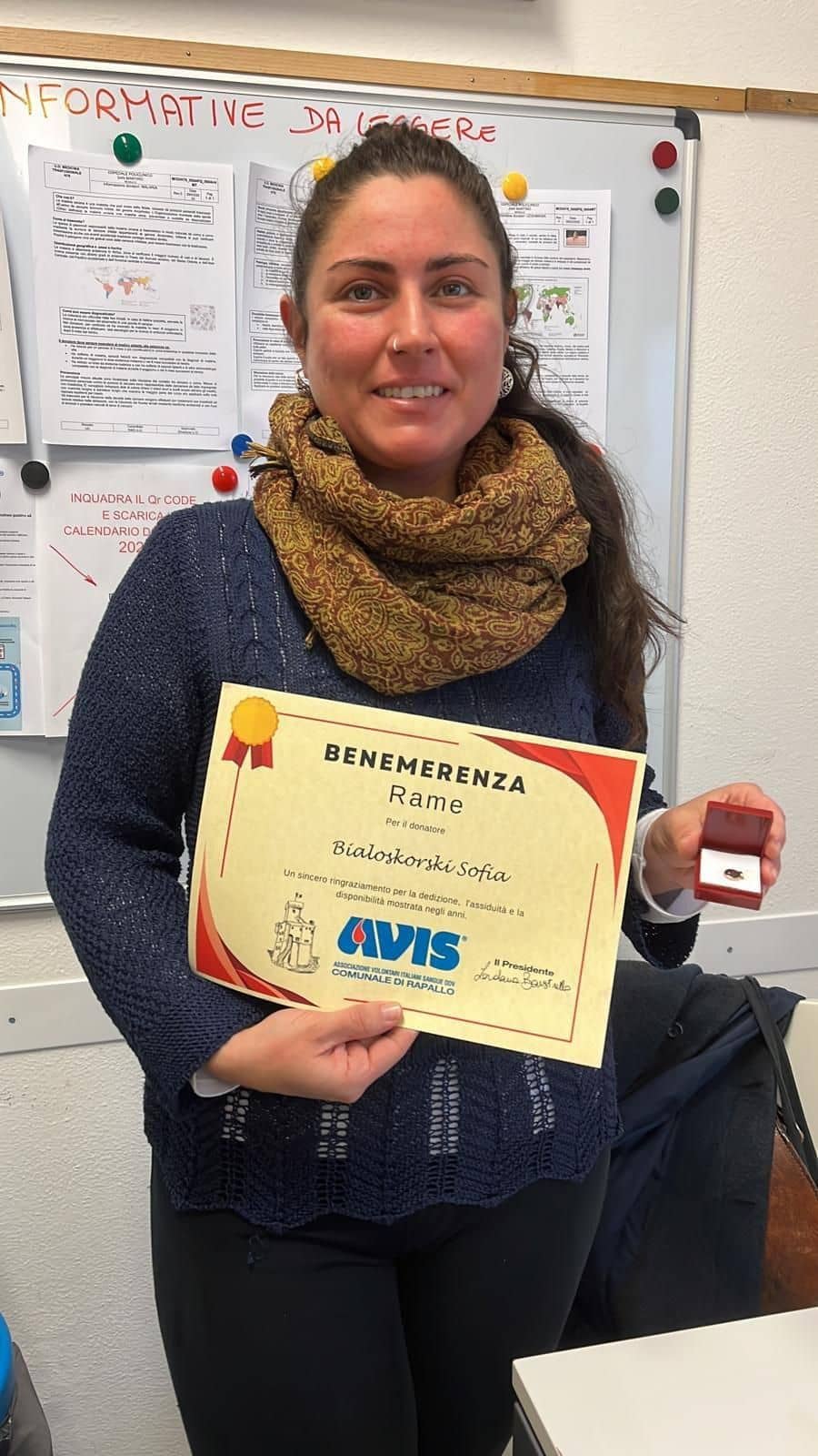 Avis Comunale di Rapallo - Le benemerenze, i riconoscimenti per la vostre donazioni