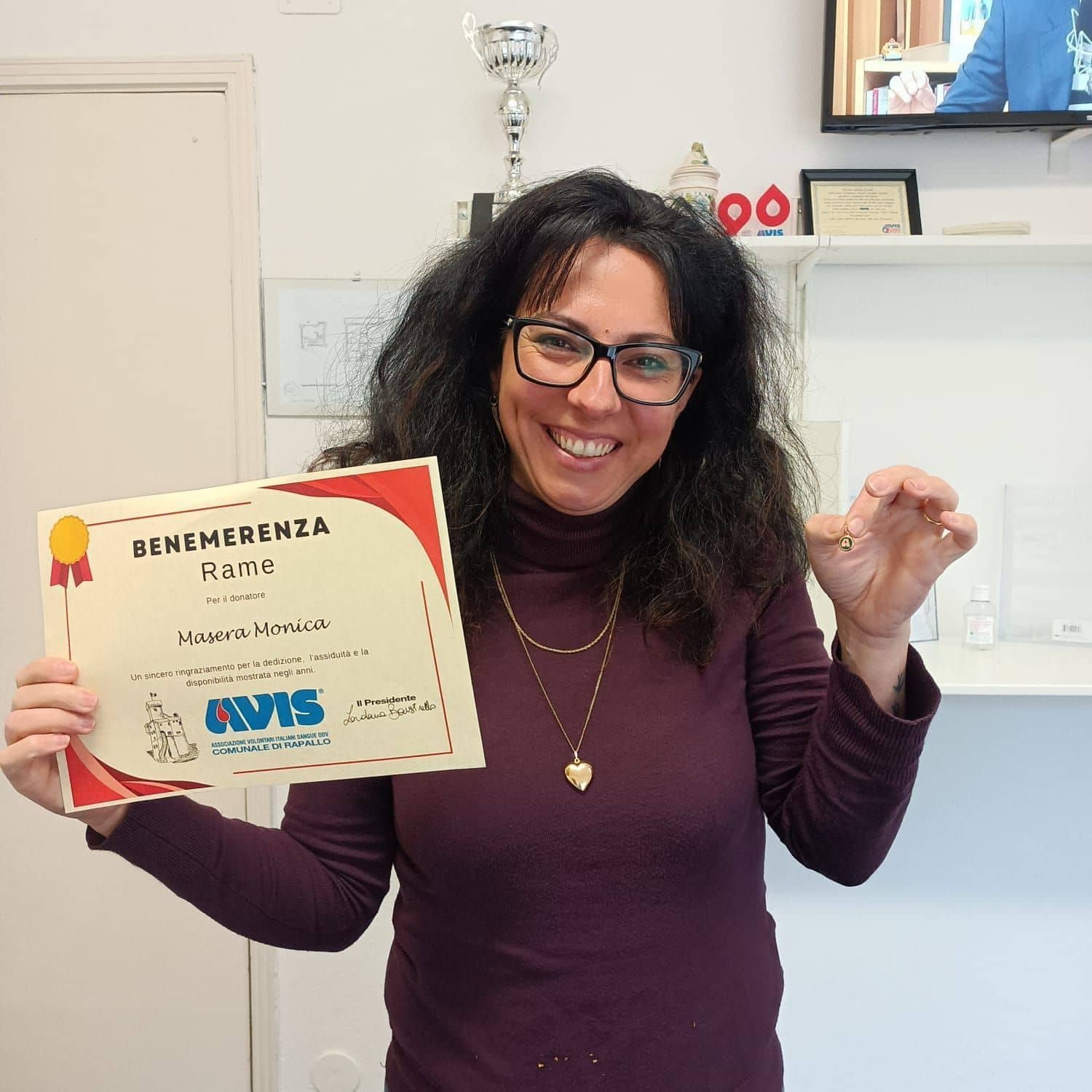 Avis Comunale di Rapallo - Le benemerenze, i riconoscimenti per la vostre donazioni