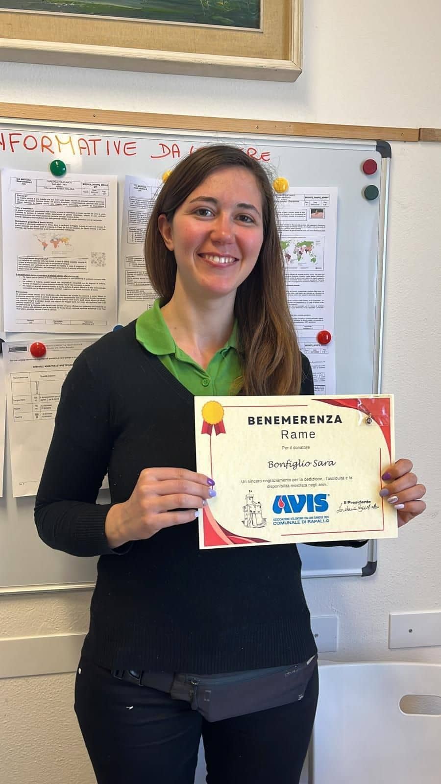 Avis Comunale di Rapallo - Le benemerenze, i riconoscimenti per la vostre donazioni