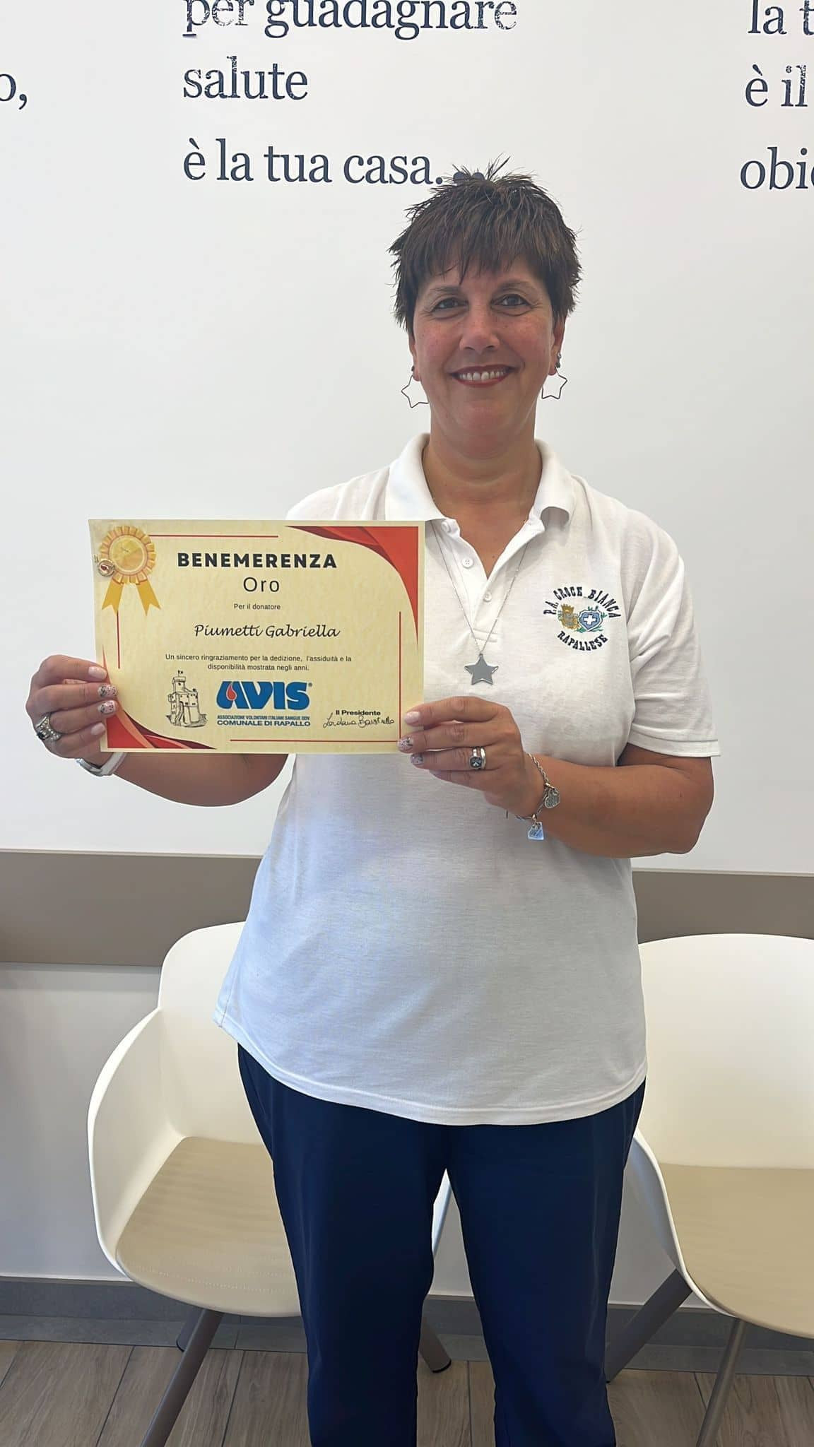 Avis Comunale di Rapallo - Le benemerenze, i riconoscimenti per la vostre donazioni