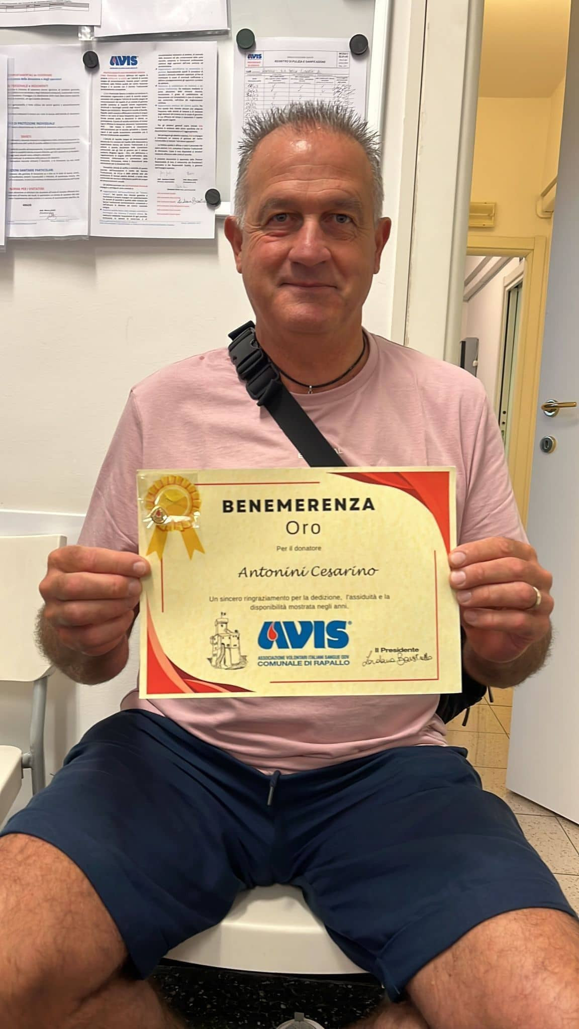 Avis Comunale di Rapallo - Le benemerenze, i riconoscimenti per la vostre donazioni