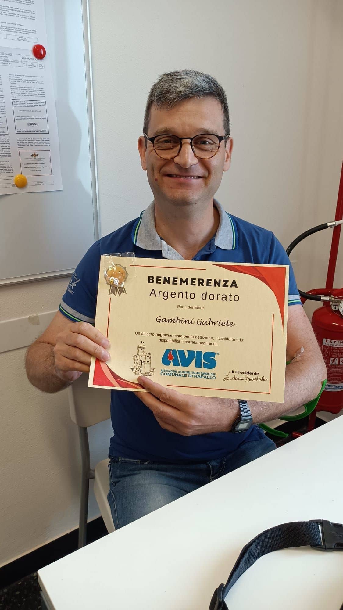 Avis Comunale di Rapallo - Le benemerenze, i riconoscimenti per la vostre donazioni