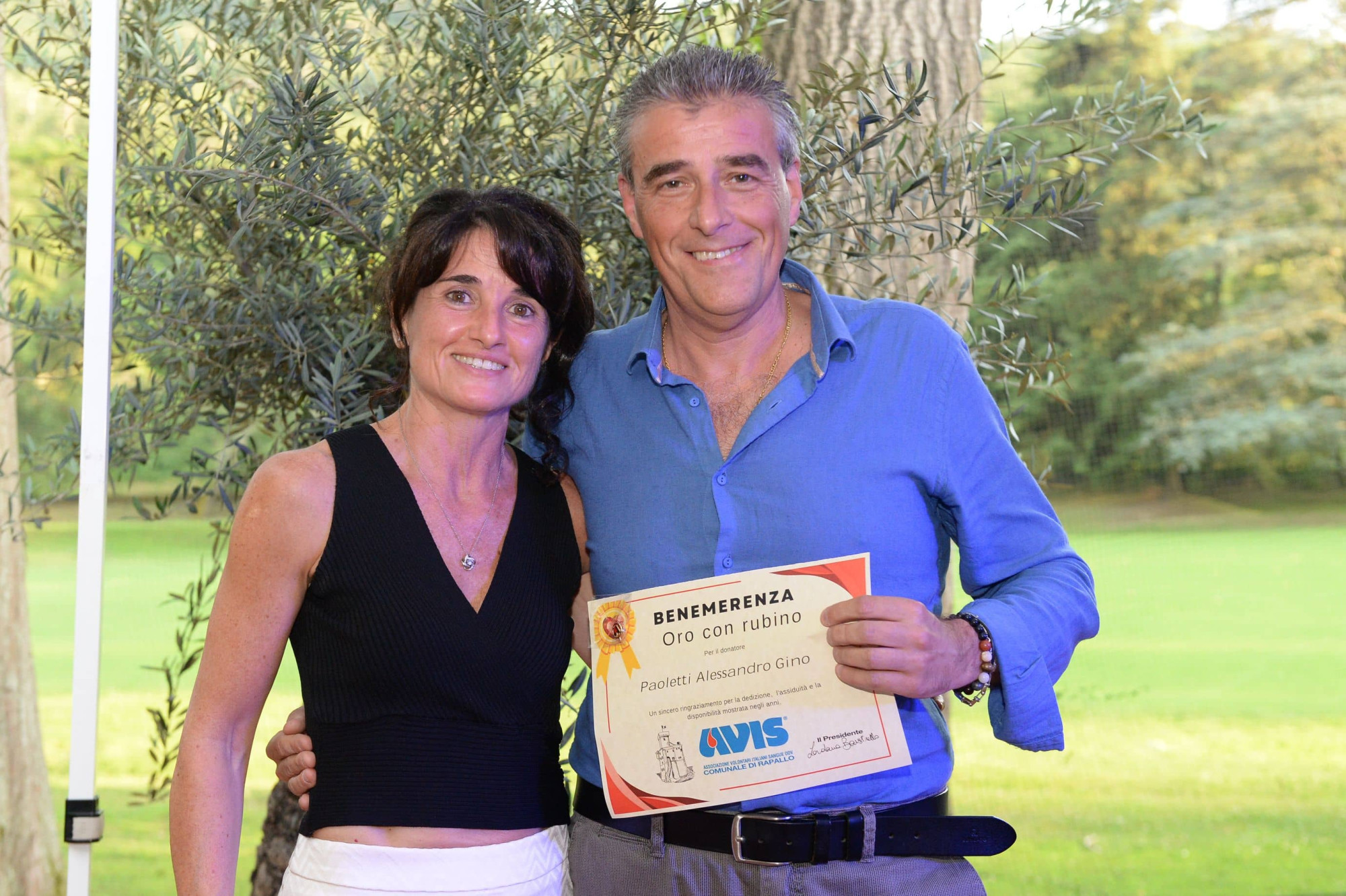 Avis Comunale di Rapallo - Le benemerenze, i riconoscimenti per la vostre donazioni