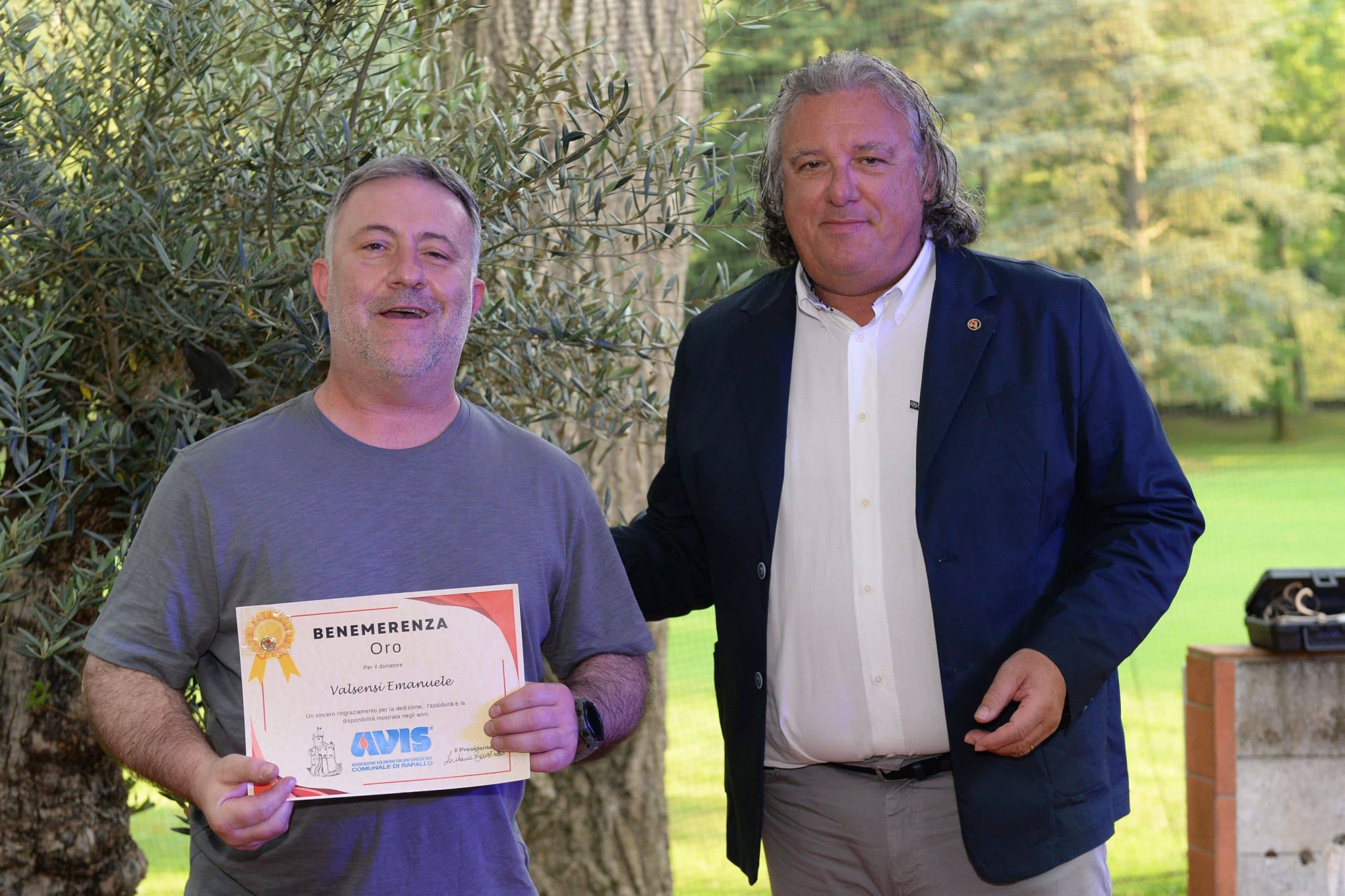 Avis Comunale di Rapallo - Le benemerenze, i riconoscimenti per la vostre donazioni